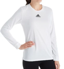Adidas Creator Climalite Long Sleeve Crew Neck Tee 12H6