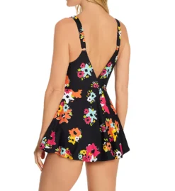 Anne Cole Island Bloom Plunge Swim Dress 20MD60I -Allure Wear Shop anne cole anne01 20md60i bs