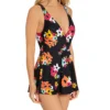 Anne Cole Island Bloom Plunge Swim Dress 20MD60I -Allure Wear Shop anne cole anne01 20md60i gs