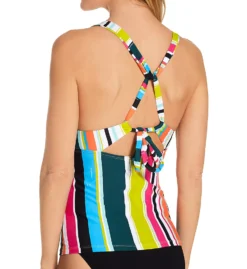 Anne Cole Clear Water Stripe Triangle Tankini Swim Top 20MT28C -Allure Wear Shop anne cole anne01 20mt28c bs