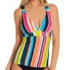 Anne Cole Clear Water Stripe Triangle Tankini Swim Top 20MT28C -Allure Wear Shop anne cole anne01 20mt28c gs
