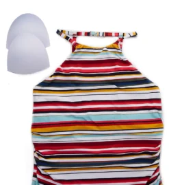 Anne Cole Boardwalk Stripe High Neck Tankini Swim Top 21MT20B -Allure Wear Shop anne cole anne01 21mt20b cs5