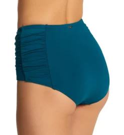 Anne Cole Live In Color Shirred High Waist Swim Bottom MB336 -Allure Wear Shop anne cole anne01 mb336 bs