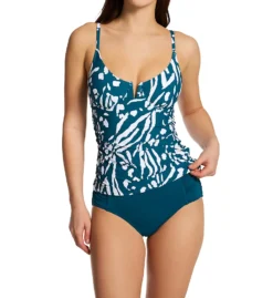 Anne Cole Live In Color Shirred High Waist Swim Bottom MB336 -Allure Wear Shop anne cole anne01 mb336 cs1