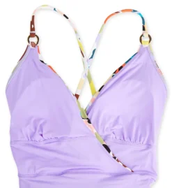 Anne Cole Kashmir Paisley Surplice Maillot Swim Dress MD6161 -Allure Wear Shop anne cole anne01 md6161 cs5