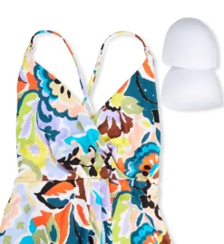 Anne Cole Kashmir Paisley Surplice Maillot Swim Dress MD6161 -Allure Wear Shop anne cole anne01 md6161 cs6