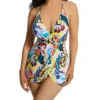 Anne Cole Kashmir Paisley Surplice Maillot Swim Dress MD6161 -Allure Wear Shop anne cole anne01 md6161 gs