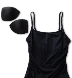 Anne Cole Live In Color Shirred Front One Piece Swimsuit MO057 -Allure Wear Shop anne cole anne01 mo057 cs2