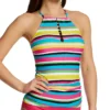 Anne Cole Lawn Chair Tab Front High Neck Tankini Swim Top MT29584 -Allure Wear Shop anne cole anne01 mt29584 gs