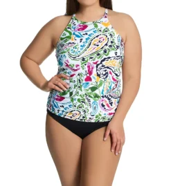 Anne Cole Plus Size Live In Color High Waist Swim Bottom PB33601 -Allure Wear Shop anne cole anne01 pb33601 cs4