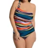 Anne Cole Plus Sandy Waves Asymmetric One Piece Swimsuit PO02785 -Allure Wear Shop anne cole anne01 po02785 gs