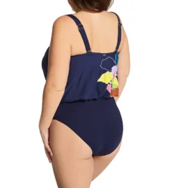 Anne Cole Plus Size Petal Party Strapless 1 Pc Swimsuit PO06150 -Allure Wear Shop anne cole anne01 po06150 bs