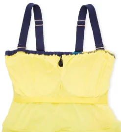 Anne Cole Plus Size Petal Party Strapless 1 Pc Swimsuit PO06150 -Allure Wear Shop anne cole anne01 po06150 cs6