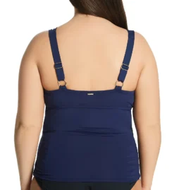 Anne Cole Plus Size Live In Color Twist OTS Tankini Swim Top PT20101 -Allure Wear Shop anne cole anne01 pt20101 bs