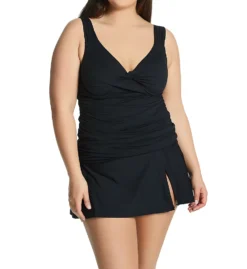 Anne Cole Plus Size Live In Color Twist OTS Tankini Swim Top PT20101 -Allure Wear Shop anne cole anne01 pt20101 cs1
