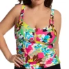 Anne Cole Plus Size Cabana Party Tri Tankini Swim Top PT24665 -Allure Wear Shop anne cole anne01 pt24665 gs