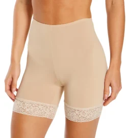 Arianne Lace Trim Biker Slip Short 4118