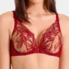 Aubade Fleur De Tattoo Plunging Bra TB12 -Allure Wear Shop aubade aub001 tb12 gs