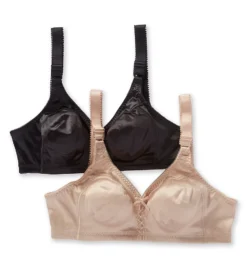 Bali Double Support Cool Comfort Wirefree Bra - 2 Pack 3820PK -Allure Wear Shop bali bal001 3820pk cs2
