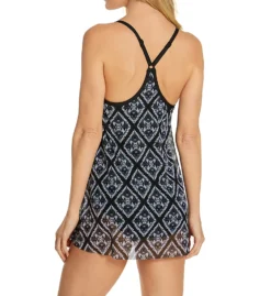 Beach House Diamond Daze Calista Drape One Piece Swim Dress H23861 -Allure Wear Shop beach house beah01 h23861 bs