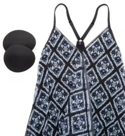 Beach House Diamond Daze Calista Drape One Piece Swim Dress H23861 -Allure Wear Shop beach house beah01 h23861 cs5