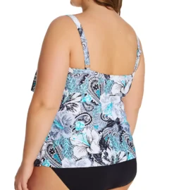 Beach House Woman Bohemian Bloom Jane Ruffle Tankini Swim Top HW11096 -Allure Wear Shop beach house woman bhw01 hw11096 bs