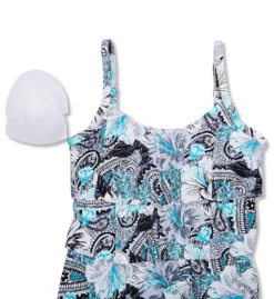 Beach House Woman Bohemian Bloom Jane Ruffle Tankini Swim Top HW11096 -Allure Wear Shop beach house woman bhw01 hw11096 cs5