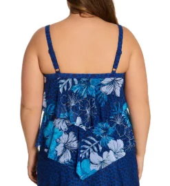 Beach House Woman Hawaiian Hideaway Portia Mesh Tankini Swim Top HW17068 -Allure Wear Shop beach house woman bhw01 hw17068 bs
