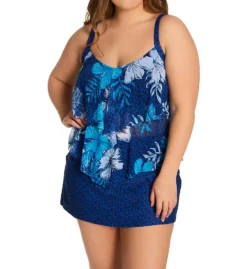 Beach House Woman Hawaiian Hideaway Portia Mesh Tankini Swim Top HW17068 -Allure Wear Shop beach house woman bhw01 hw17068 cs1