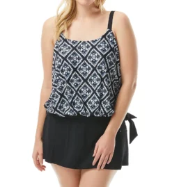 Beach House Woman Diamond Daze Sarah Tie Side Tankini Swim Top HW23012 -Allure Wear Shop beach house woman bhw01 hw23012 cs1