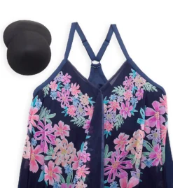 Beach House Woman Fresh Take Kerry Mesh Layer Tankini Swim Top HW54355 -Allure Wear Shop beach house woman bhw01 hw54355 cs6