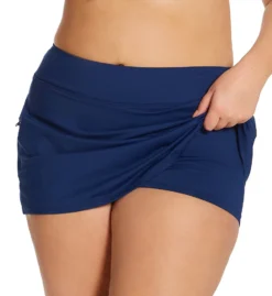 Beach House Woman Plus Size Paloma Beach Emma Pull On Swim Skirt HW58058 -Allure Wear Shop beach house woman bhw01 hw58058 cs2