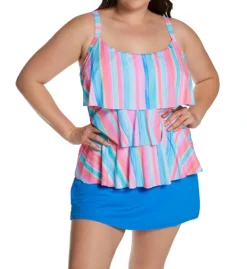 Beach House Woman Plus Size Paloma Beach Emma Pull On Swim Skirt HW58058 -Allure Wear Shop beach house woman bhw01 hw58058 cs5