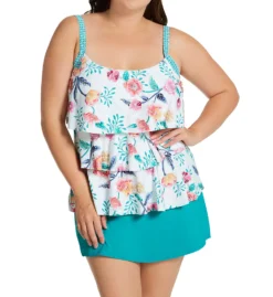 Beach House Woman Plus Size Paloma Beach Emma Pull On Swim Skirt HW58058 -Allure Wear Shop beach house woman bhw01 hw58058 cs6