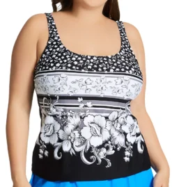 Beach House Woman Under The Border Walk Julie Tankini Swim Top HW61363