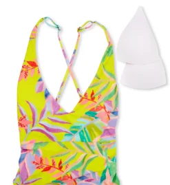 Becca Costa Bella Kali V-Neck One Piece Swimsuit 191037 -Allure Wear Shop becca bec01 191037 cs6
