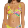 Becca Costa Bella Raegan Twist Front Swim Top 193137