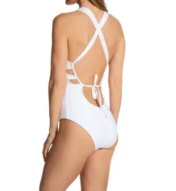Becca Color Code Skylar Plunge One Piece Swimsuit 631037 -Allure Wear Shop becca bec01 631037 bs