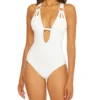 Becca Color Code Skylar Plunge One Piece Swimsuit 631037