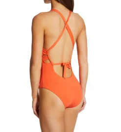 Becca Color Code Skylar Plunge One Piece Swimsuit 851427 -Allure Wear Shop becca bec01 851427 bs