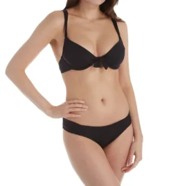 Becca Color Code Tie Front Underwire Bikini Swim Top 853397 -Allure Wear Shop becca bec01 853397 cs1