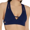 Becca Color Code Split Strap Halter Swim Top 853617