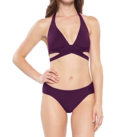 Becca Color Code Split Band Halter Swim Top 859297 -Allure Wear Shop becca bec01 859297 cs1