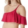 Becca Color Splash One Shoulder Ruffle Swim Top 863287 -Allure Wear Shop becca bec01 863287 gs