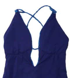 Becca Sundance Elizabeth Plunge Neck One Piece Swimsuit 921027 -Allure Wear Shop becca bec01 921027 cs5