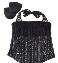 Becca Color Play Addison Handkerchief Tankini Swim Top C713527 -Allure Wear Shop becca bec01 c713527 cs6