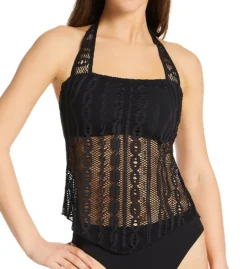 Becca Color Play Addison Handkerchief Tankini Swim Top C713527 -Allure Wear Shop becca bec01 c713527 fs