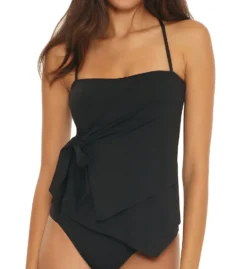 Becca Color Code Wrap Front Tankini Swim Top C853527