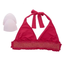 Bleu Rod Beattie Smock It To Ya Smocked Band Halter Bra Swim Top 20112 -Allure Wear Shop bleu rod beattie bleu01 20112 cs2