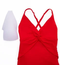 Bleu Rod Beattie Twist And Shout Plunge X Back One Piece Swimsuit 20757 -Allure Wear Shop bleu rod beattie bleu01 20757 cs1